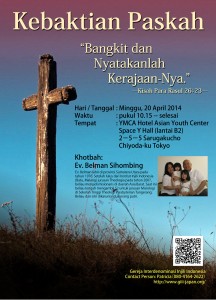 Flyer Paskah 2014 - Bahasa Indonesia
