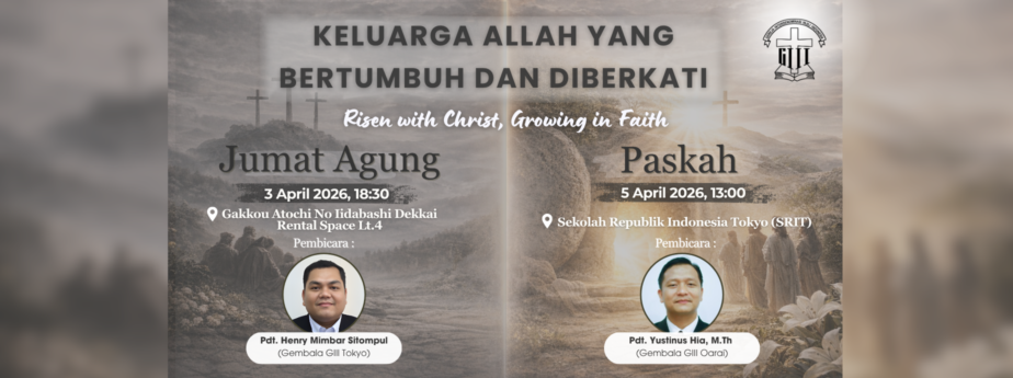 Ibadah Jumat Agung & Paskah 2026 GIII Tokyo
